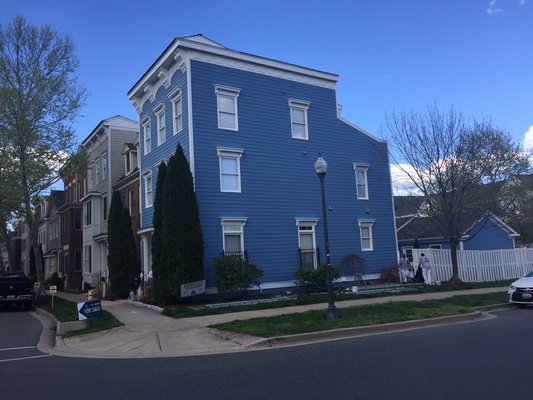 Exterior Painting - Specialized in kitchen, basement, bathroom remodeling and a host of other home improvement services, our team at City Painters LLC has over 15 years of combined experienced providing practical and prime quality solutions to meet all of the needs of our residential and commercial customers in the communities across Maryland. We offer exceptional customer-oriented and personalized services that we have designed in such a way so as to remain fully responsive to your needs, preferences, and concerns throughout a project completion. Our team is comprised of highly dedicated and talented specialists who take pride in their craft and in rendering rewarding experiences for their customers over and over. As a result of our extensive experience, we have been able to diversify our services to include multiple home improvement services, including home additions, interior and exterior painting; drywall & plastering; ceramic tile and hardwood flooring; wallpaper removal; carpentry; roofing; siding; window installations; deck building, restoration and repair; pressure wash; gutter cleaning; concrete Staining. City Painters LLC is licensed under the Maryland Home Improvement Commission to perform home improvement work.