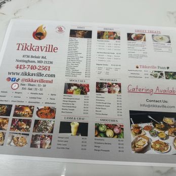 Tikkaville - Menu - Pakistani Near Me - Nottingham, Maryland Tikkaville - Menu - Pakistani Near Me - Nottingham, Maryland