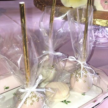 Scrumpoptious - Kristine did a beautiful job on making THE prettiest cake pops & macaroons for my baby shower - Bakeries Near Me Scrumpoptious - Kristine did a beautiful job on making THE prettiest cake pops & macaroons for my baby shower - Bakeries Near Me