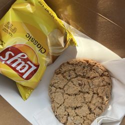 Chattahoochee Cheese Market - Chips and chocolate chip cookie with lunch box special