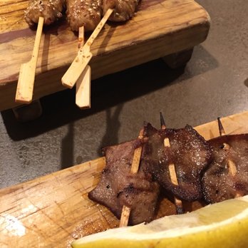 Ke Charcoal Grill & Sushi - Chicken ball and beef tongue yakitori - Japanese Near Me - Calgary, Alberta Ke Charcoal Grill & Sushi - Chicken ball and beef tongue yakitori - Japanese Near Me - Calgary, Alberta