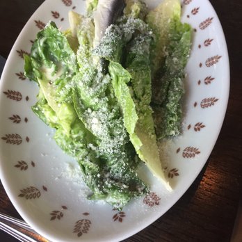 Grato - Half the Caesar without croutons -- yes! To the anchovies - Tuscan Near Me - West Palm Beach, Florida