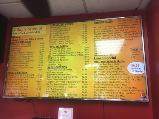 Menu photo 6 Big Daddy's Kitchen Atlanta, GA