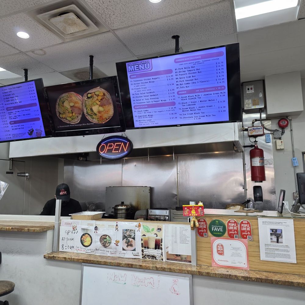 168 Asian Burritos - This is the view as you enter this gas station and walk a few steps to the back - February 2026 - Asian Fusion Near Me - Olney, Maryland 168 Asian Burritos - This is the view as you enter this gas station and walk a few steps to the back - February 2026 - Asian Fusion Near Me - Olney, Maryland