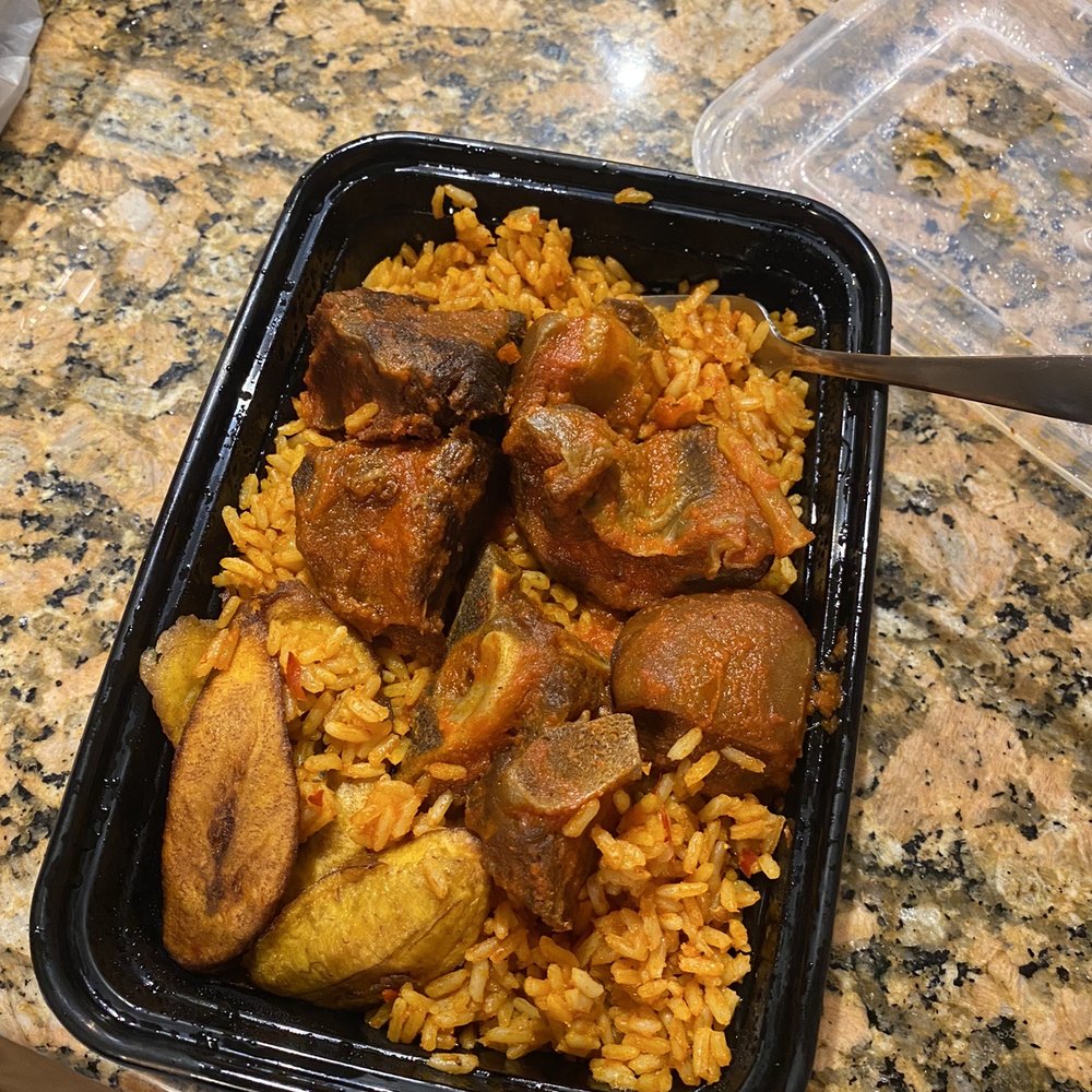 Rejoice - Jollof Rice, Beef, plantains. - Bars Near Me - Lauderhill, Florida Rejoice - Jollof Rice, Beef, plantains. - Bars Near Me - Lauderhill, Florida