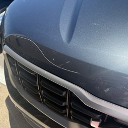 Keyed car from La Pasha valet