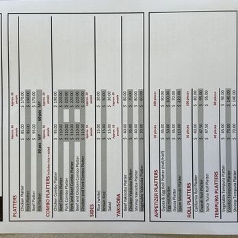 Jinza Teriyaki - Catering menu - Japanese Near Me - Pomona, California Jinza Teriyaki - Catering menu - Japanese Near Me - Pomona, California