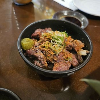 Izakaya Tonchinkan - Beef - too salty for me. That great sauce was salty and super spicy. - Izakaya Near Me - Arcadia, California