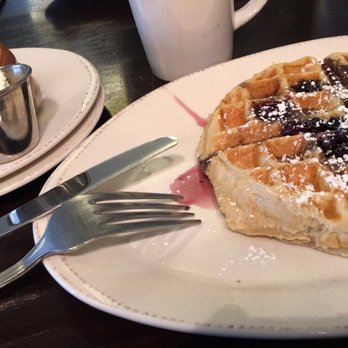Syrup Downtown - Blueberry Waffle and Bagel with Cream Cheese - Breakfast & Brunch Near Me - Denver, Colorado Syrup Downtown - Blueberry Waffle and Bagel with Cream Cheese - Breakfast & Brunch Near Me - Denver, Colorado