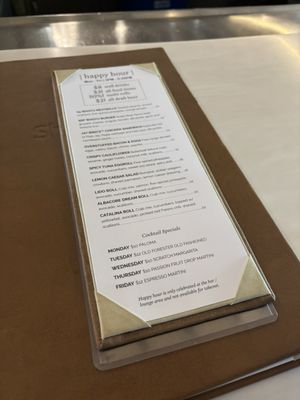 Menu photo 1 Shorebird Newport Beach, CA Menu photo 1 Shorebird Newport Beach, CA