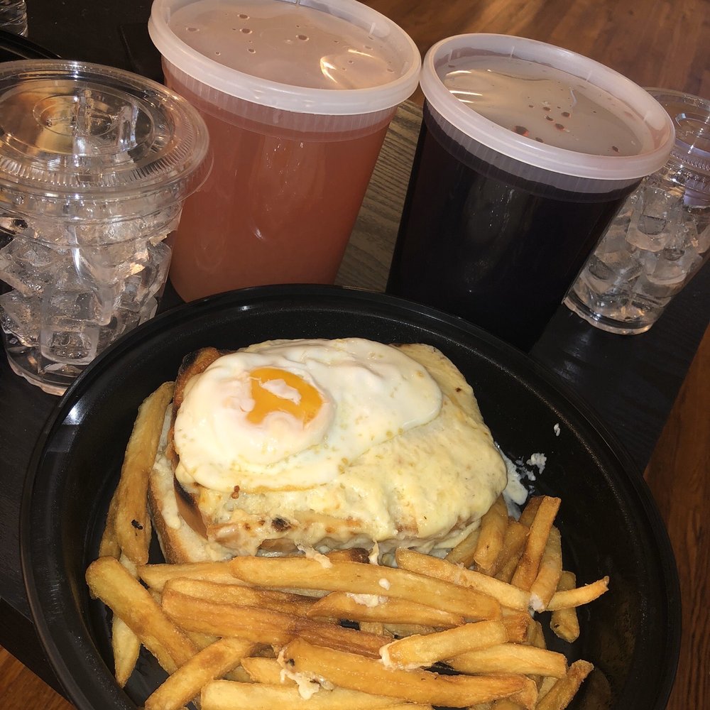 Sangarita's - Croque Monsieur and two sangrias - Spanish Near Me - Bayside, New York Sangarita's - Croque Monsieur and two sangrias - Spanish Near Me - Bayside, New York