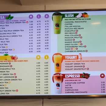 Kung Fu Tea - Menu - Coffee & Tea Near Me - Denton, Texas Kung Fu Tea - Menu - Coffee & Tea Near Me - Denton, Texas