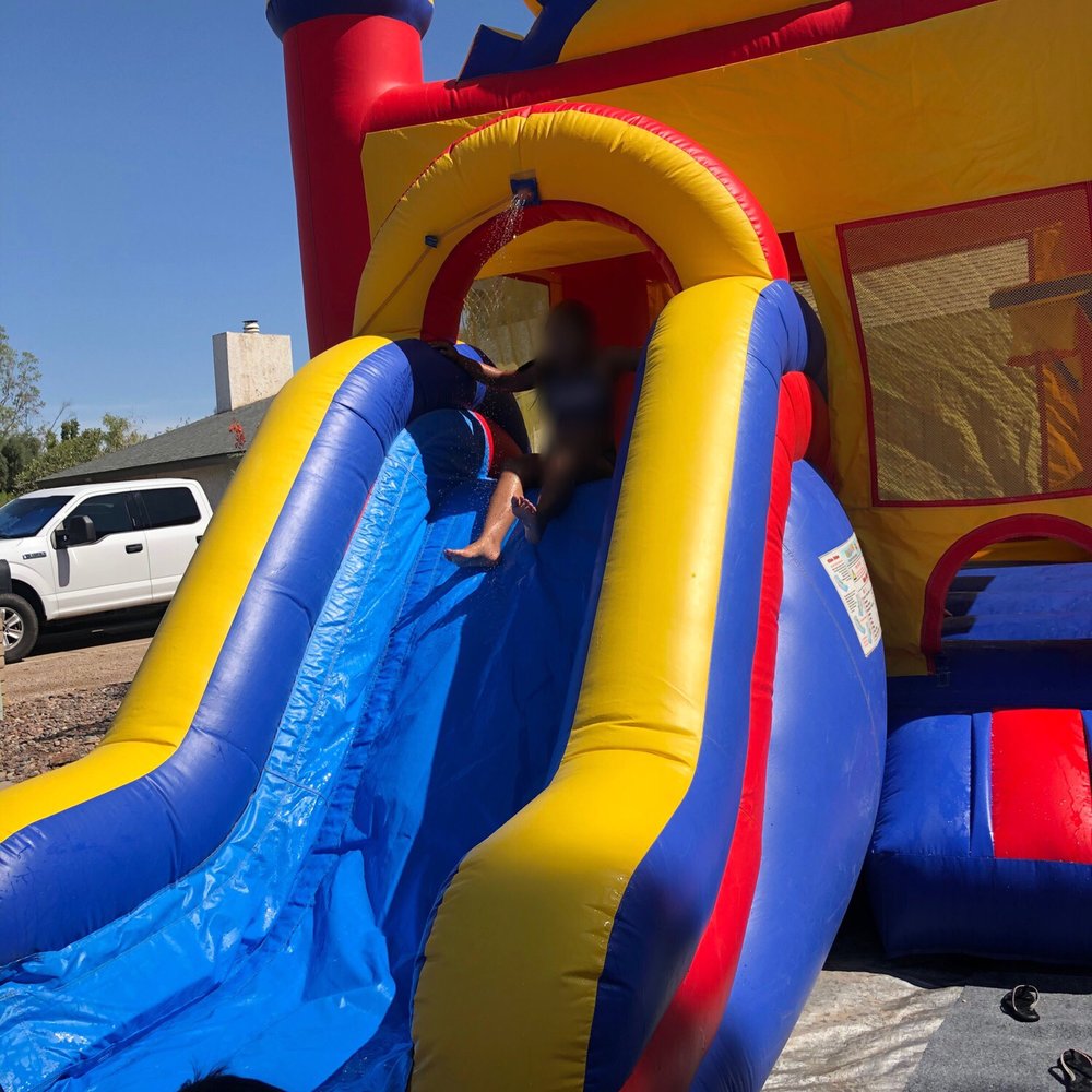 AZ Bounce Craze - Bounce House/Water slide combo was such a huge hit at the party with the kids! - Party Equipment Rentals Near Me AZ Bounce Craze - Bounce House/Water slide combo was such a huge hit at the party with the kids! - Party Equipment Rentals Near Me
