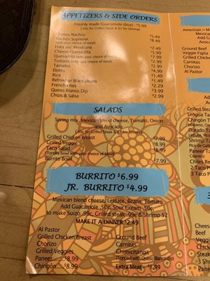 Menu photo 5 Taco Maya Niles, IL
