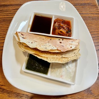 Spice Room - Papadum (2pc) and chutneys - Indian Near Me - Denver, Colorado