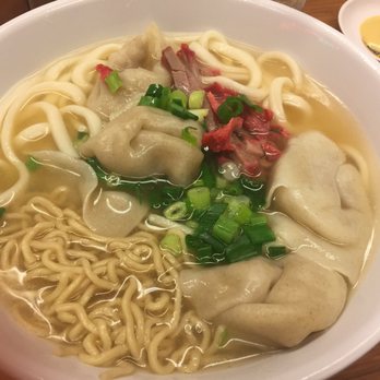 Palace Saimin - Combo. Includes udon and saimin with wonton - Japanese Near Me - Honolulu, Hawaii Palace Saimin - Combo. Includes udon and saimin with wonton - Japanese Near Me - Honolulu, Hawaii