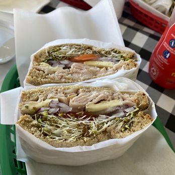 LOCAL. Eats. Merch. Vibes - Turkey with sprouts and cranberry Mayo - Delis Near Me - Marina, California LOCAL. Eats. Merch. Vibes - Turkey with sprouts and cranberry Mayo - Delis Near Me - Marina, California