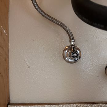 Handy Andy OC - Hall: new angle stop on hot water line. - Handyman Near Me Handy Andy OC - Hall: new angle stop on hot water line. - Handyman Near Me