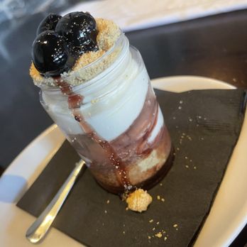 The General Public - Parfait cheesecake Very good and sweet. Shared with husband - New American Near Me - San Antonio, Texas The General Public - Parfait cheesecake Very good and sweet. Shared with husband - New American Near Me - San Antonio, Texas