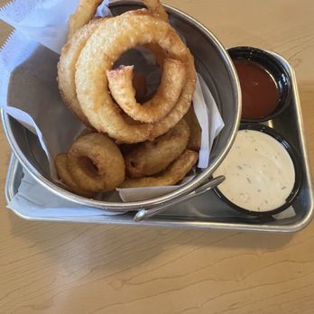 BJ's Nevada Barbecue - Beer Battered Onion Rings - Barbeque Near Me - Sparks, Nevada BJ's Nevada Barbecue - Beer Battered Onion Rings - Barbeque Near Me - Sparks, Nevada