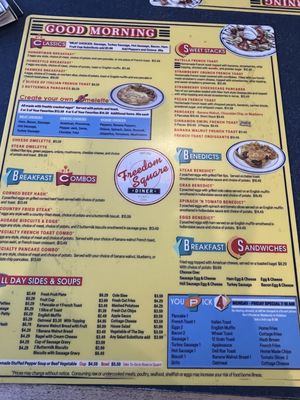 Menu photo 2 Freedom Square Diner Monaca, PA