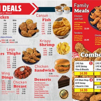 Krispy Krunchy Chicken - Menu - Seafood Near Me - Redford, Michigan Krispy Krunchy Chicken - Menu - Seafood Near Me - Redford, Michigan