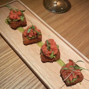 Hinoki - Spicy Tuna Crispy Rice - Dim Sum Near Me - Greenwich, Connecticut Hinoki - Spicy Tuna Crispy Rice - Dim Sum Near Me - Greenwich, Connecticut