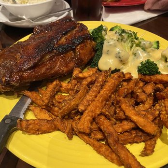 Billy Barooz - Rib special with sweet potato fries and cheesy broccoli - Sports Bars Near Me - Champaign, Illinois Billy Barooz - Rib special with sweet potato fries and cheesy broccoli - Sports Bars Near Me - Champaign, Illinois