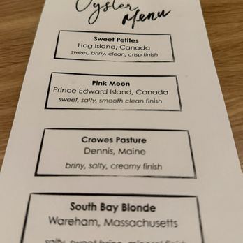 Mill Valley Kitchen - Oyster choices - Seafood Near Me - Rochester, Minnesota