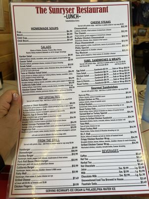 Menu photo 2 The Sunryser Restaurant Absecon, NJ Menu photo 2 The Sunryser Restaurant Absecon, NJ