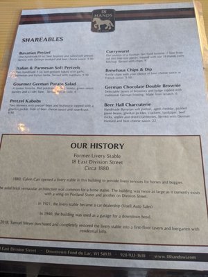 Menu photo 3 18 Hands Ale Haus Fond du Lac, WI Menu photo 3 18 Hands Ale Haus Fond du Lac, WI