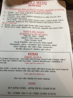 Menu photo 1 Juanita's Kitchen Preston, VIC