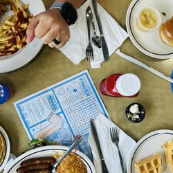 IHOP - Family dinner pit stop.