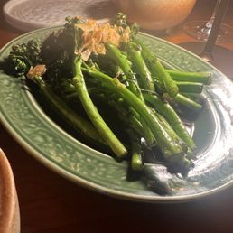 Garlic broccolini Garlic broccolini