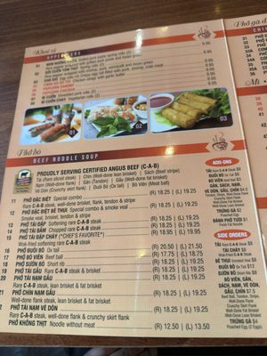 Menu photo 2 Pho 90 Degree San Jose, CA