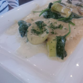 333 Pacific - Enormous amount of greens with the Lobster Ravioli - Steakhouses Near Me - Oceanside, California