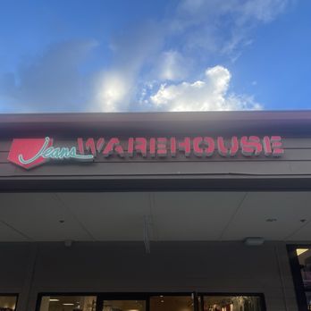 Jeans Warehouse - store sign - Women's Clothing Near Me - Mililani, Hawaii