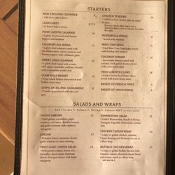 Buster Krab's - Appetizers, salads n wraps menu