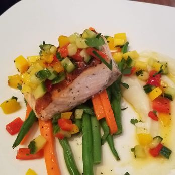 Lugano - Salmon and veggies - Italian Near Me - Greenwich, Connecticut