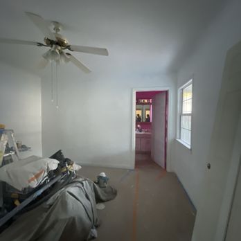 Bright Ideas Painting Corp - Bedroom during repairs - Painters Near Me Bright Ideas Painting Corp - Bedroom during repairs - Painters Near Me
