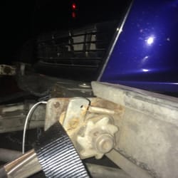 Budget Truck Rental - This is where the damage would have done if I used the tow dolly
