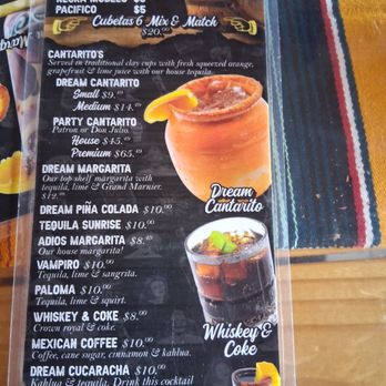 Dream Tacos & Cantina - The drink menu - Tacos Near Me - Reno, Nevada Dream Tacos & Cantina - The drink menu - Tacos Near Me - Reno, Nevada