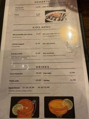 Menu photo 1 CasaMia Mexican Restaurant & Bar Bartonville, TX