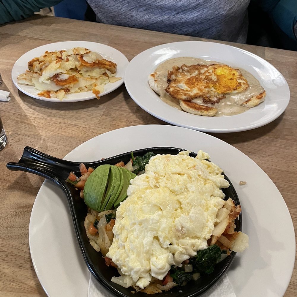 The Cracked Egg - a skillet of eggs and vegetables - Breakfast & Brunch Near Me - Chicago, Illinois The Cracked Egg - a skillet of eggs and vegetables - Breakfast & Brunch Near Me - Chicago, Illinois