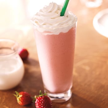Starbucks - Strawberries & Crème Frappuccino® Blended Beverage.  Taken from their website.  Visited the Idaho Springs, CO ~ June 26th 2011 - Coffee & Tea Near Me - Idaho Springs, Colorado