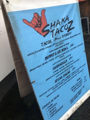 Menu photo 8 Shaka Tacoz Captain Cook, HI