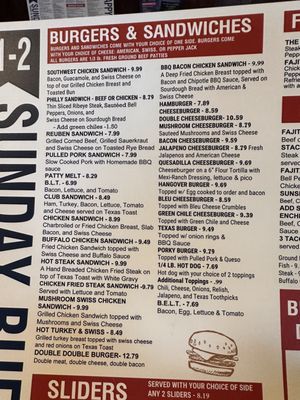 Menu photo 4 The Pub on the Bricks Guymon, OK