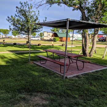 WaKeeney KOA - Covered picnic areas and swing - Campgrounds Near Me - Wakeeney, Kansas