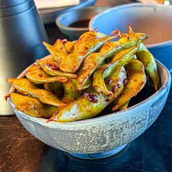 Lucky Cat - salted edamame - Asian Fusion Near Me - London, XGL Lucky Cat - salted edamame - Asian Fusion Near Me - London, XGL
