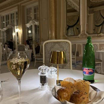 Grand Restaurant Pupp - Champagne, Mattoni Water - Modern European Near Me - Karlovy Vary, KA Grand Restaurant Pupp - Champagne, Mattoni Water - Modern European Near Me - Karlovy Vary, KA